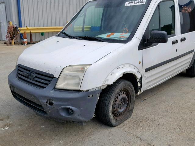 NM0LS6AN8DT134809 - 2013 FORD TRANSIT CO WHITE photo 9