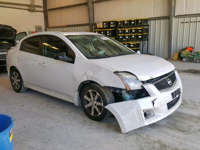 3N1AB6APXCL738217 - 2012 NISSAN SENTRA 2.0 WHITE photo 1