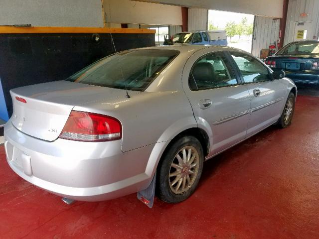 1C3EL56U31N648672 - 2001 CHRYSLER SEBRING LX SILVER photo 4