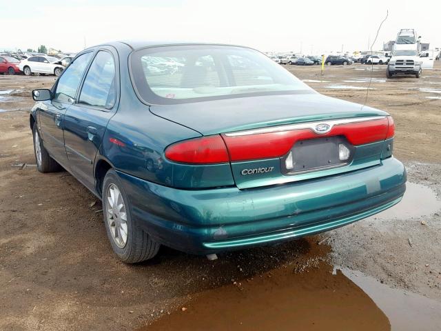 1FAFP663XXK152155 - 1999 FORD CONTOUR SE GREEN photo 3