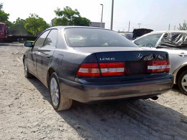 JT8BF28G9Y5079203 - 2000 LEXUS ES 300 BLACK photo 3