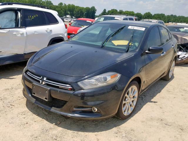 1C3CDFCH7DD225234 - 2013 DODGE DART LIMIT BLACK photo 2