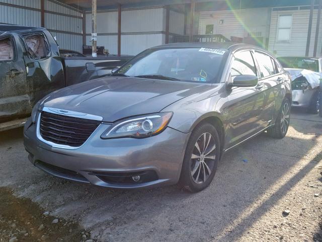 1C3CCBBB2DN505274 - 2013 CHRYSLER 200 TOURIN GRAY photo 2