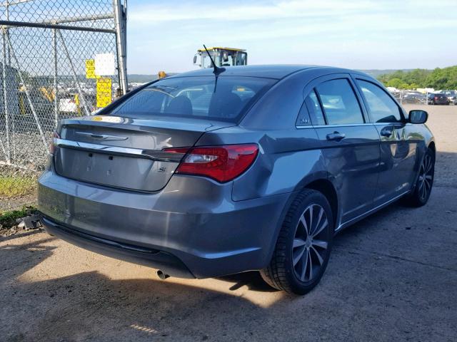 1C3CCBBB2DN505274 - 2013 CHRYSLER 200 TOURIN GRAY photo 4