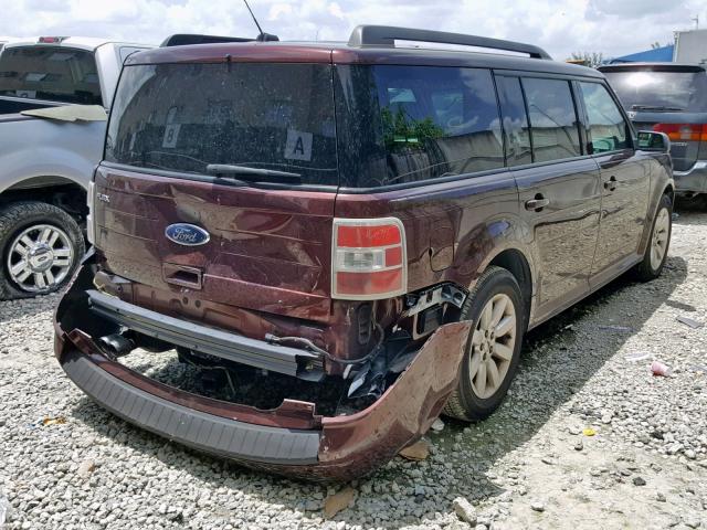 2FMDK51C59BA08328 - 2009 FORD FLEX SE RED photo 4