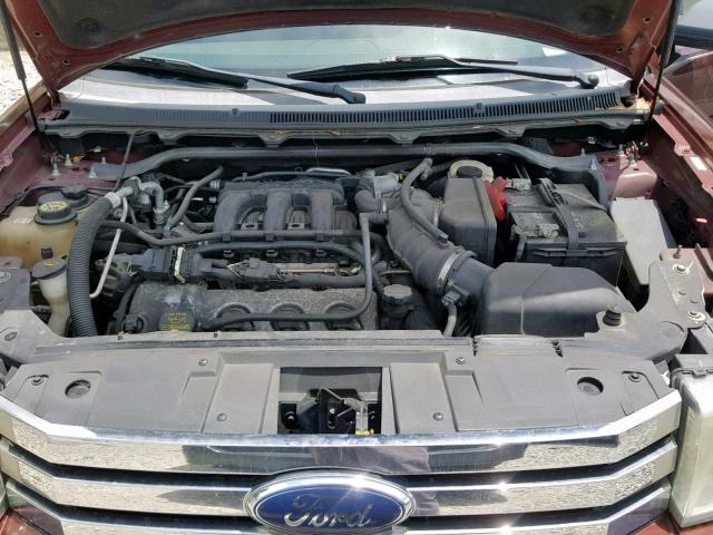 2FMDK51C59BA08328 - 2009 FORD FLEX SE RED photo 7