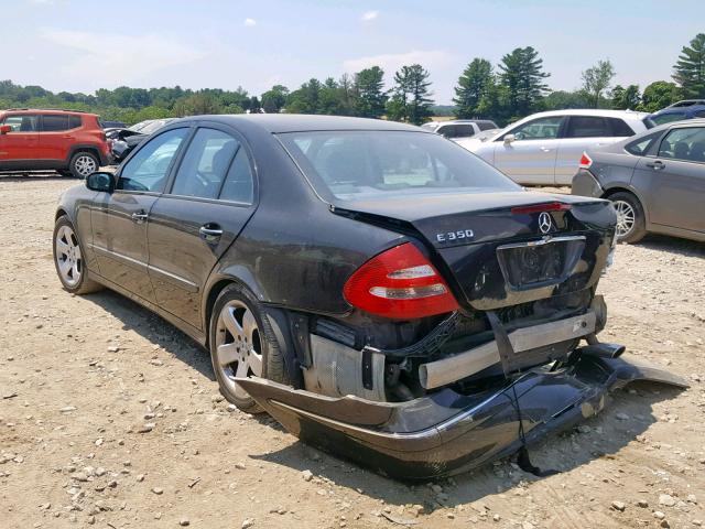 WDBUF56J46A945712 - 2006 MERCEDES-BENZ E 350 BLACK photo 3