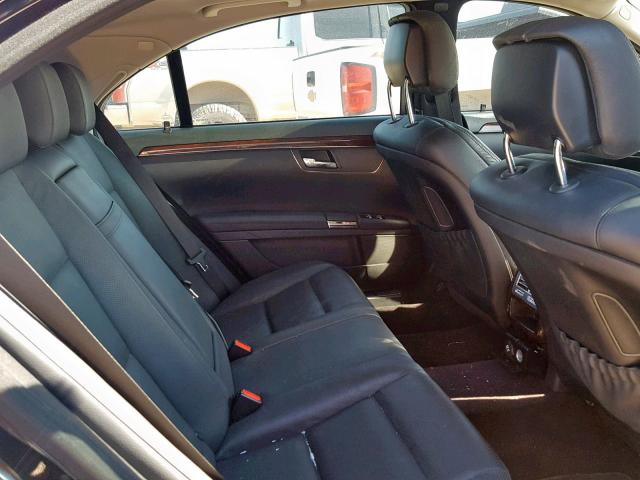 WDDNG7BB2AA288341 - 2010 MERCEDES-BENZ S 550 BLACK photo 6