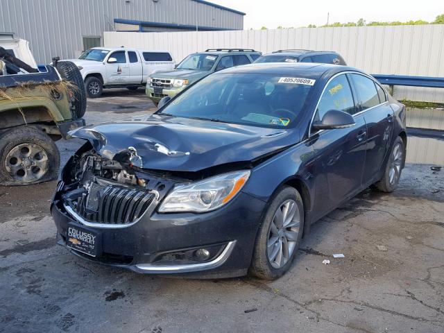 2G4GP5EX5F9299508 - 2015 BUICK REGAL PREM BLACK photo 2