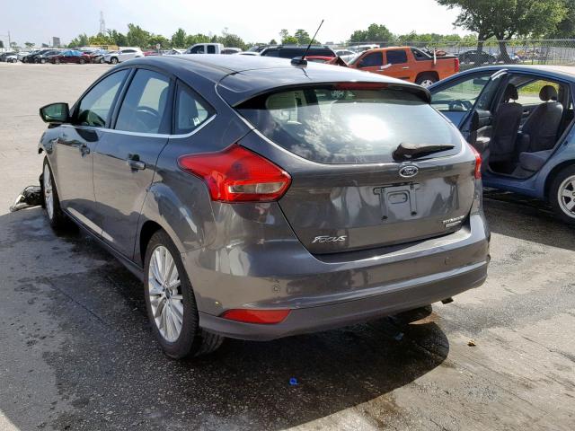 1FADP3N21FL292182 - 2015 FORD FOCUS TITA GRAY photo 3