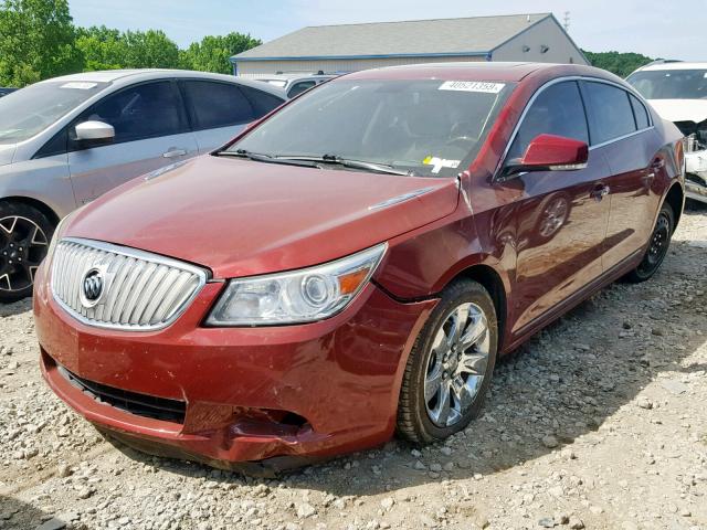 1G4GC5ED9BF111298 - 2011 BUICK LACROSSE C MAROON photo 2