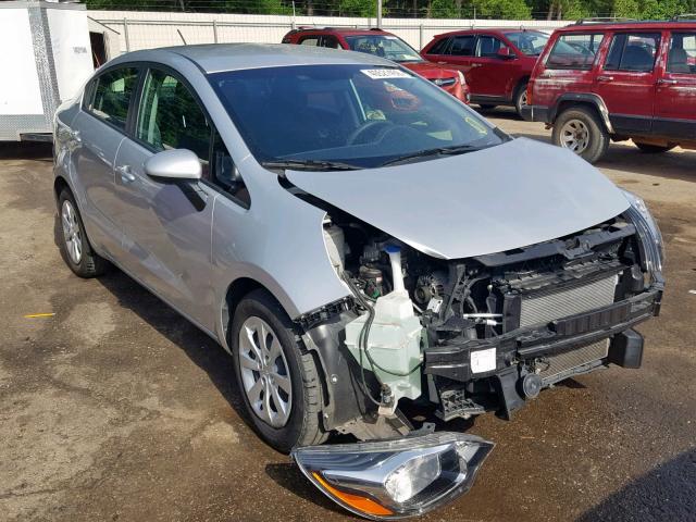 KNADM4A30H6048576 - 2017 KIA RIO LX SILVER photo 1