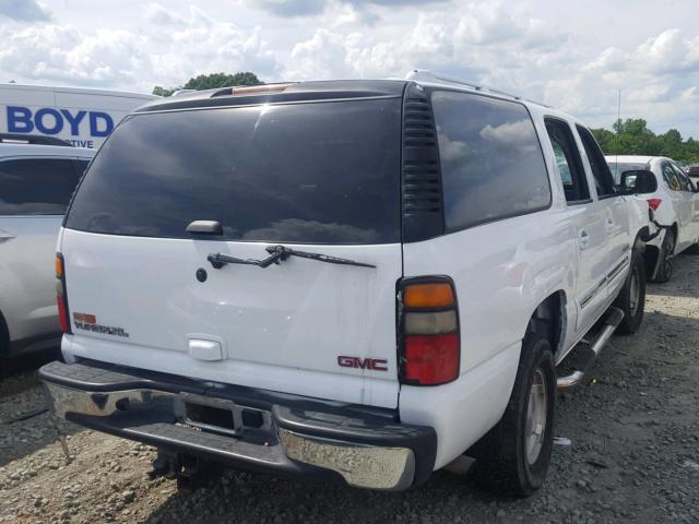 3GKEC16Z25G291388 - 2005 GMC YUKON XL C WHITE photo 4