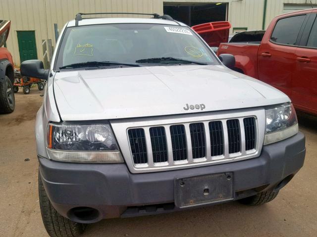 1J4GW48S54C116576 - 2004 JEEP GRAND CHER GRAY photo 9