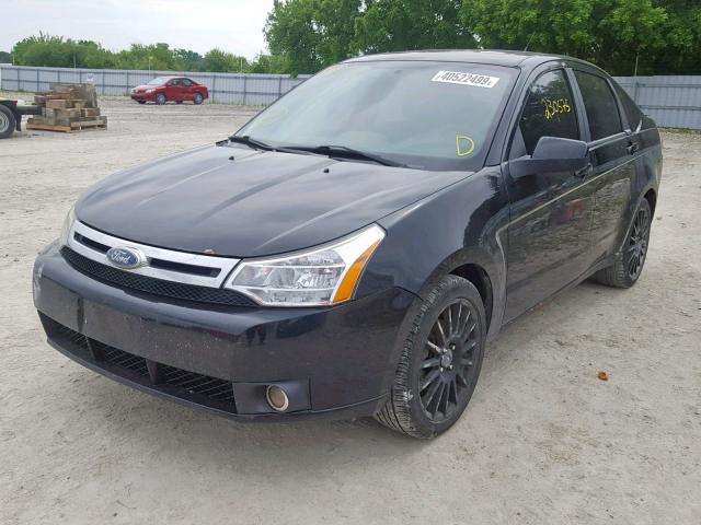 1FAHP36N59W137552 - 2009 FORD FOCUS SES BLACK photo 2