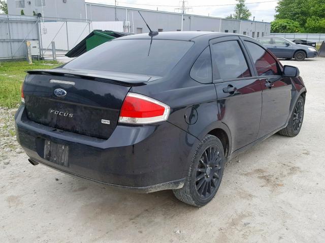 1FAHP36N59W137552 - 2009 FORD FOCUS SES BLACK photo 4