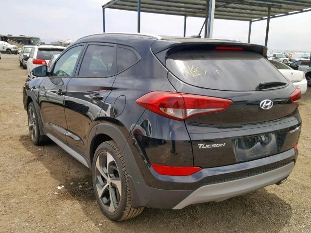 KM8J33A29HU390741 - 2017 HYUNDAI TUCSON LIM BLACK photo 3