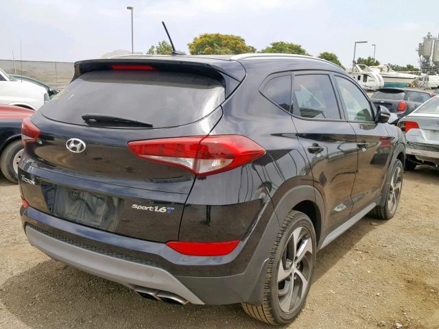 KM8J33A29HU390741 - 2017 HYUNDAI TUCSON LIM BLACK photo 4