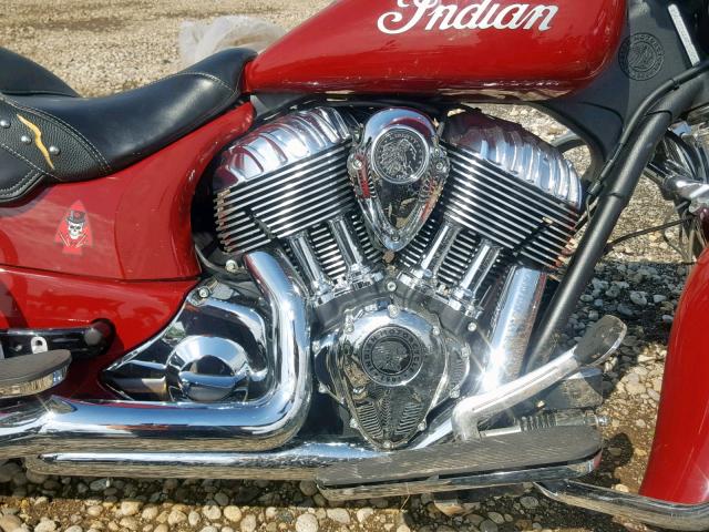 56KCCCAA4F3320534 - 2015 INDIAN MOTORCYCLE CO. CHIEF CLAS RED photo 7