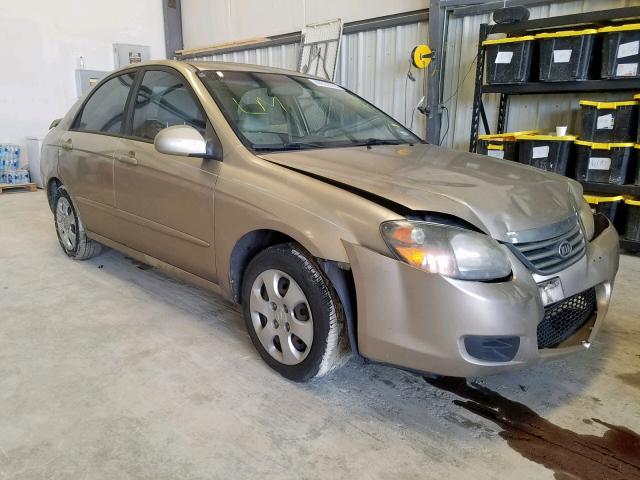 KNAFE221995618055 - 2009 KIA SPECTRA EX GOLD photo 1