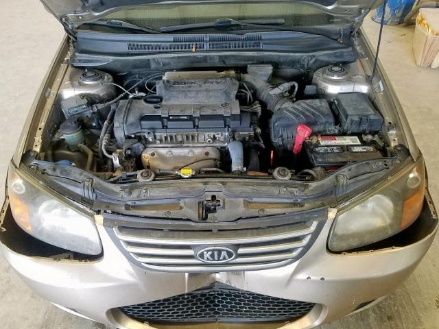 KNAFE221995618055 - 2009 KIA SPECTRA EX GOLD photo 7