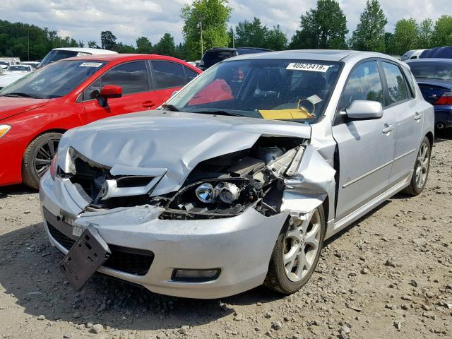 JM1BK343271714337 - 2007 MAZDA 3 HATCHBAC SILVER photo 2