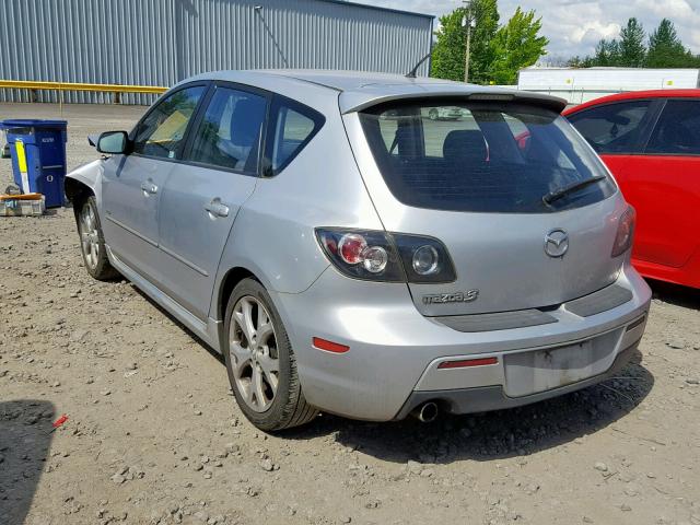 JM1BK343271714337 - 2007 MAZDA 3 HATCHBAC SILVER photo 3