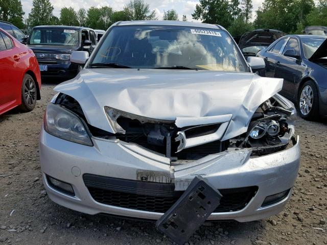 JM1BK343271714337 - 2007 MAZDA 3 HATCHBAC SILVER photo 9