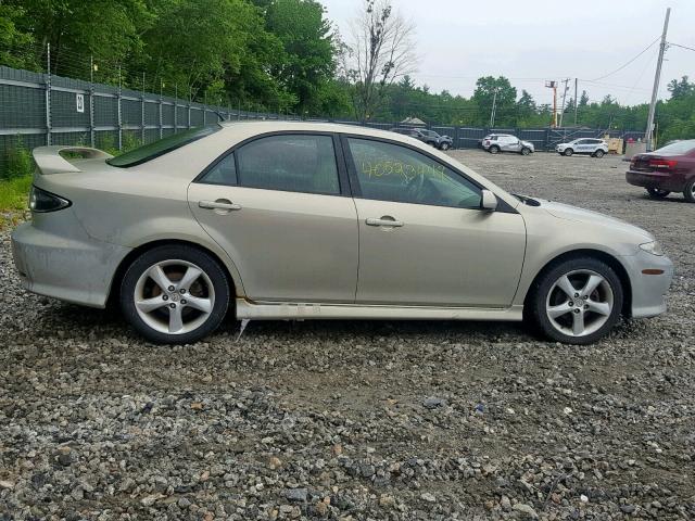 1YVHP80D745N85680 - 2004 MAZDA 6 S GOLD photo 9