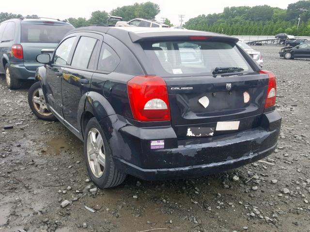 1B3HB28BX8D671955 - 2008 DODGE CALIBER BLACK photo 3