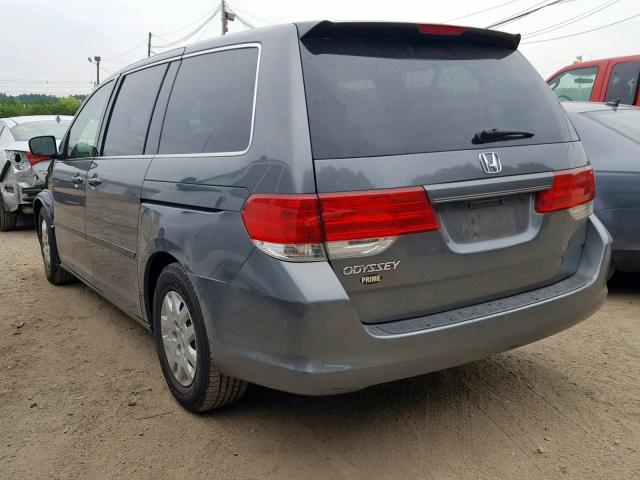 5FNRL38248B103098 - 2008 HONDA ODYSSEY LX GRAY photo 3