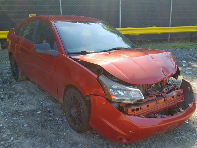 1FAHP3GN9AW271130 - 2010 FORD FOCUS SES RED photo 1