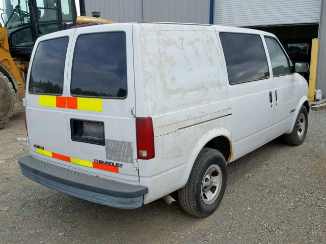 1GCDM19W01B139876 - 2001 CHEVROLET ASTRO WHITE photo 4