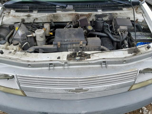 1GCDM19W01B139876 - 2001 CHEVROLET ASTRO WHITE photo 7