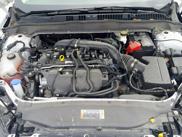 3FA6P0D98KR184546 - 2019 FORD FUSION TIT WHITE photo 7