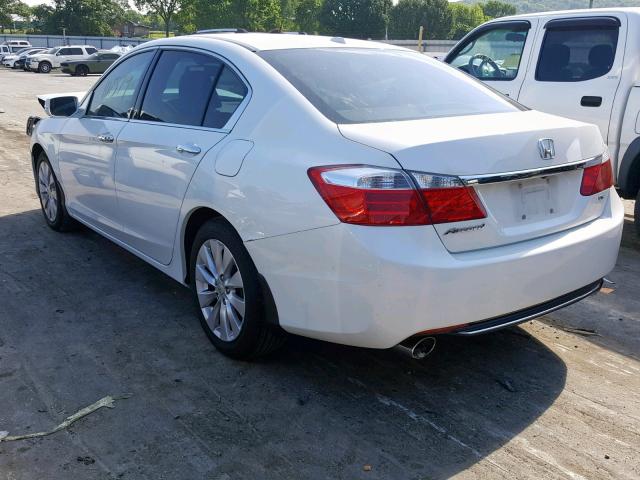 1HGCR3F8XEA004805 - 2014 HONDA ACCORD EXL WHITE photo 3