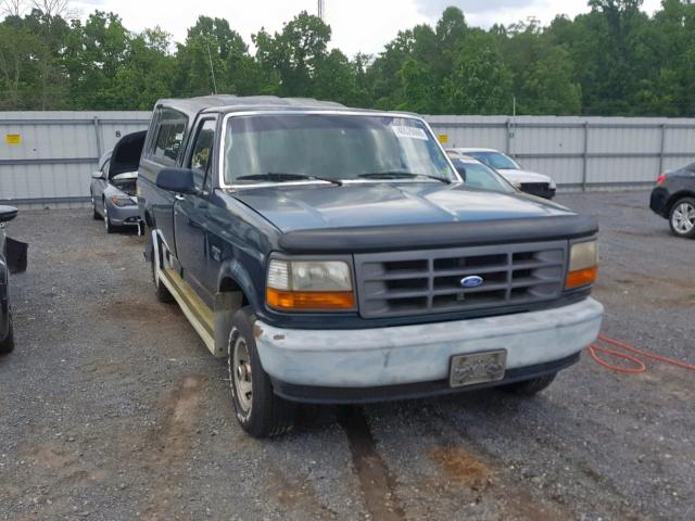 1FTEF14Y9SNB59051 - 1995 FORD F150 GREEN photo 1
