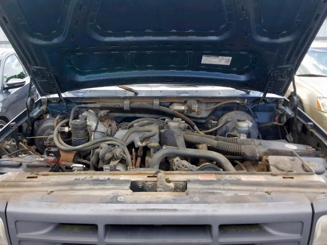 1FTEF14Y9SNB59051 - 1995 FORD F150 GREEN photo 7