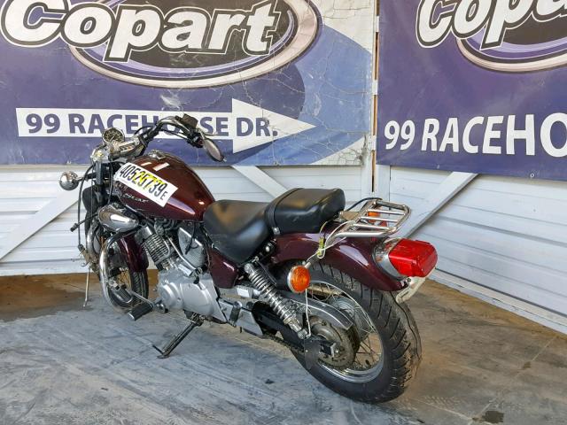 JYAVG04E69A009361 - 2009 YAMAHA XV250 MAROON photo 3