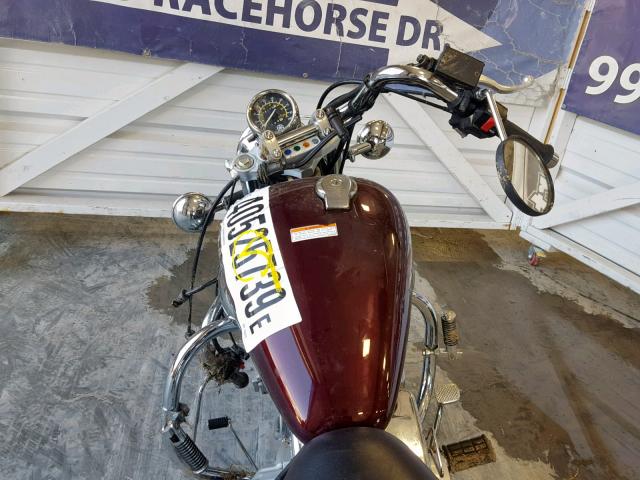 JYAVG04E69A009361 - 2009 YAMAHA XV250 MAROON photo 5