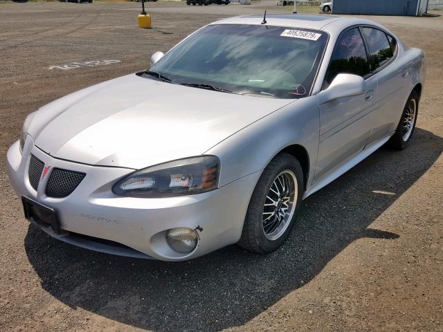 2G2WR524741143572 - 2004 PONTIAC GRAND PRIX SILVER photo 2