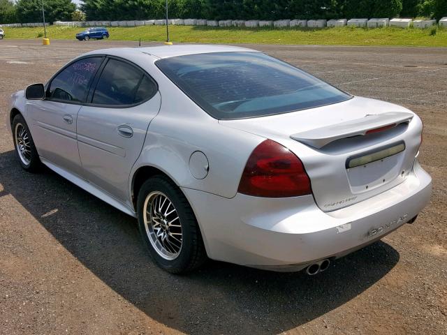 2G2WR524741143572 - 2004 PONTIAC GRAND PRIX SILVER photo 3