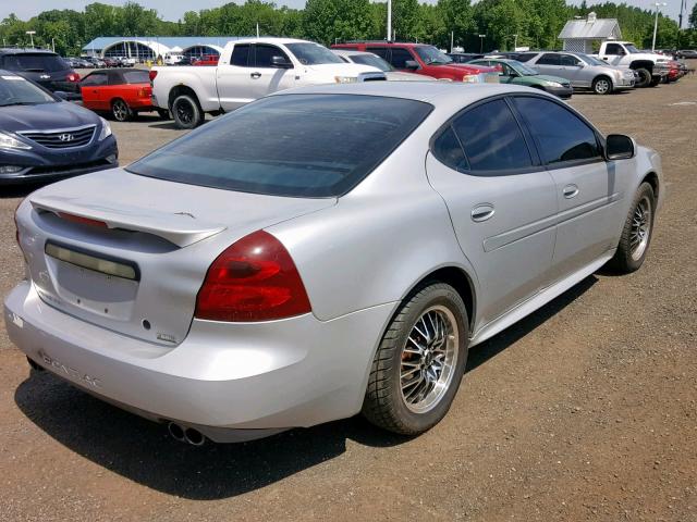 2G2WR524741143572 - 2004 PONTIAC GRAND PRIX SILVER photo 4