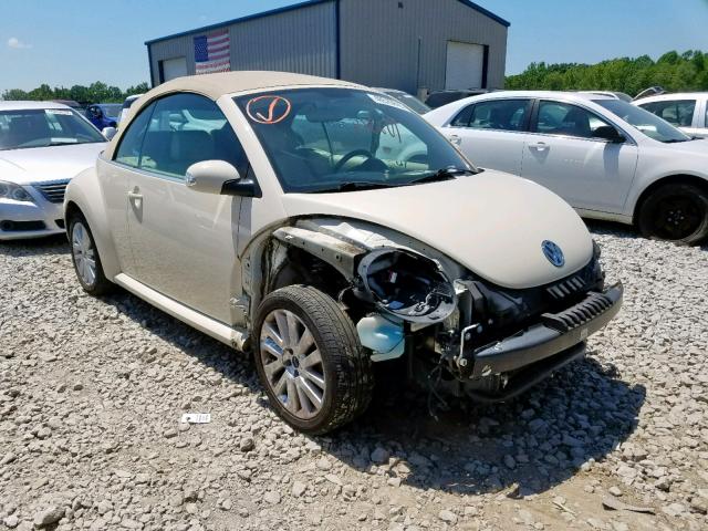 3VWRF31Y69M409154 - 2009 VOLKSWAGEN NEW BEETLE თეთრი ფოტო 1