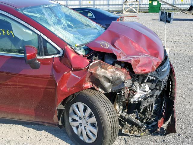 2C4RC1AG8KR505373 - 2019 CHRYSLER PACIFICA L MAROON photo 9