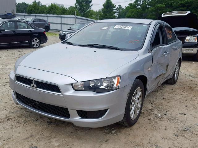 JA32U2FU7CU017912 - 2012 MITSUBISHI LANCER ES/ SILVER photo 2