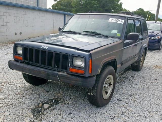 1J4FF48S61L561562 - 2001 JEEP CHEROKEE S BLUE photo 2