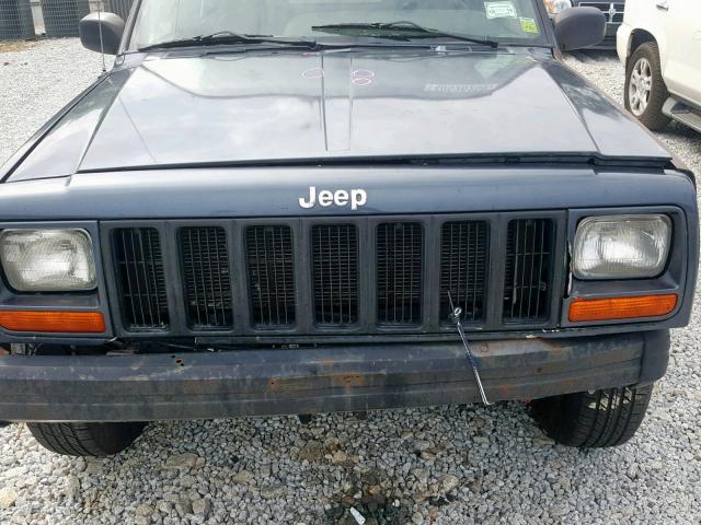 1J4FF48S61L561562 - 2001 JEEP CHEROKEE S BLUE photo 7