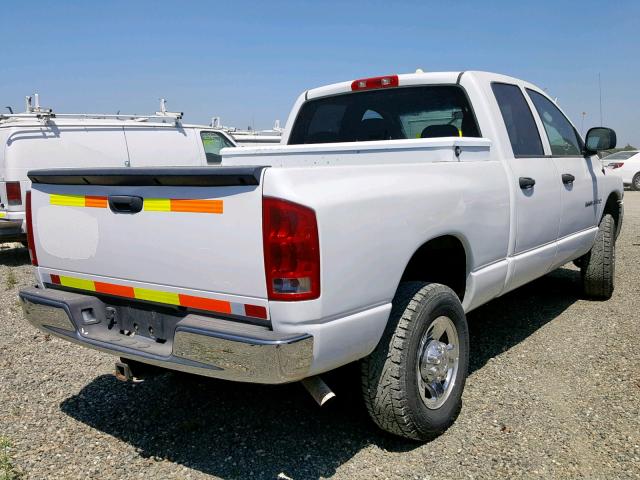 3D7KU28D74G248253 - 2004 DODGE RAM 2500 S Ağ foto 4