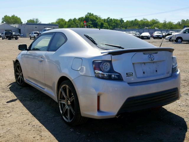 JTKJF5C76E3087653 - 2014 TOYOTA SCION TC 银色 照片 3